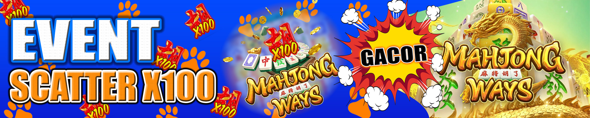 Event Scatter x100 Mahjong Ways